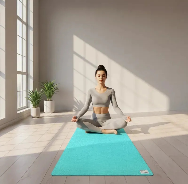 Tapete de pilates EVA al mayoreo, foto real de producto